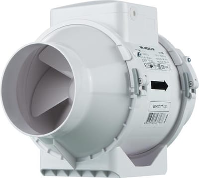 Vents TT buisventilator 100 mm - Inline kanaalventilator - 187 m³/h