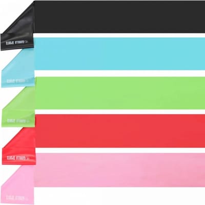 Gorilla Sports Fitnessbanden set van 5 Latex 200 cm