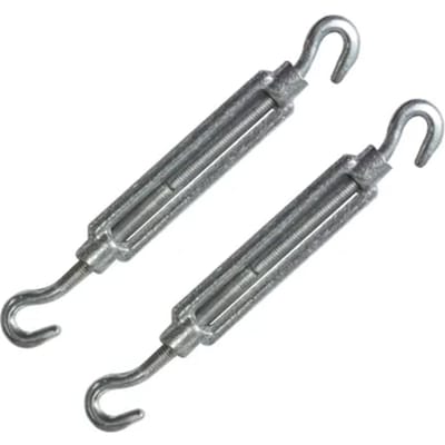 Sencys Kabelspanner - Gegalvaniseerd - Met Haken - M5 70mm - 2 Stuks
