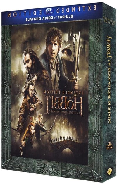 The Hobbit Blu-ray - Fantasy Film - Film Kijken - Regio Vrij - 17.6 x 13.8 x 2 cm