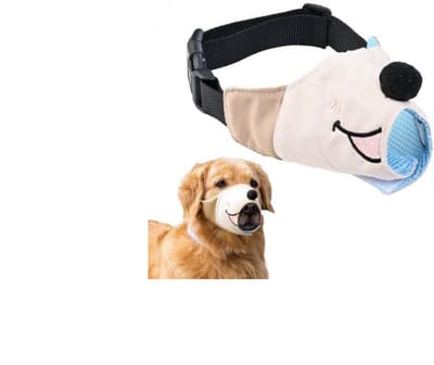 Muilkorf voor Honden – Zachte en Ademende Hondenmuilkorf met Verstelbaar Klittenband – Anti-Blaf en Anti-Bijt – Geschikt voor Puppy’s en Kleine tot Middelgrote Honden