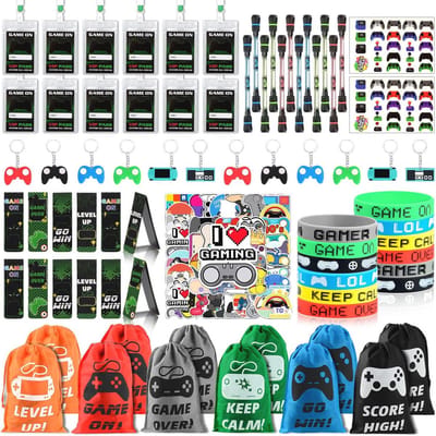 124 Stuks Verjaardag Gadgets Voor Kinderen – Videospellen, Cadeaus, Feestaccessoires