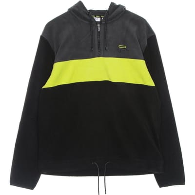 Perry Fleece-herenhoodie met halve rits