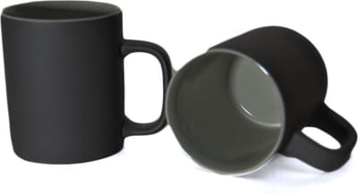 Floz Design theemok - koffiekop - stoneware - combi ruwe steen en glad aardewerk - celadon - fairtrade