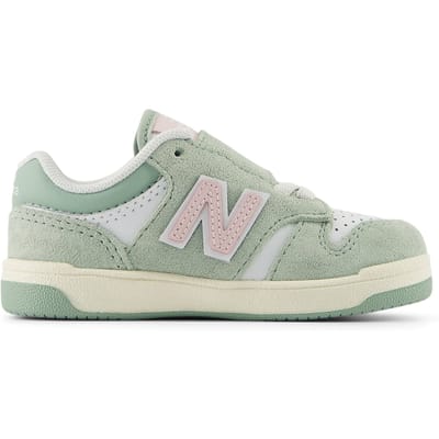 New Balance Infant Girls B480 New-b Hook & Loop White Taglia: 20 Wide | Scarpe Sportive Outlet | kids | Bianco