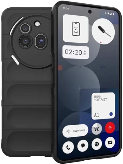 Hoesje geschikt voor Nothing Phone (3a) Pro - Techsuit Magic Shield Silicone Back Cover - Zwart