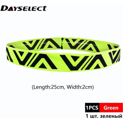 Ceinture de transpiration de sport respirante Bandeau élastique pour homme Large Bandeau absorbant la transpiration Bandeau extensible pour Yoga Course à pied Fitness vert