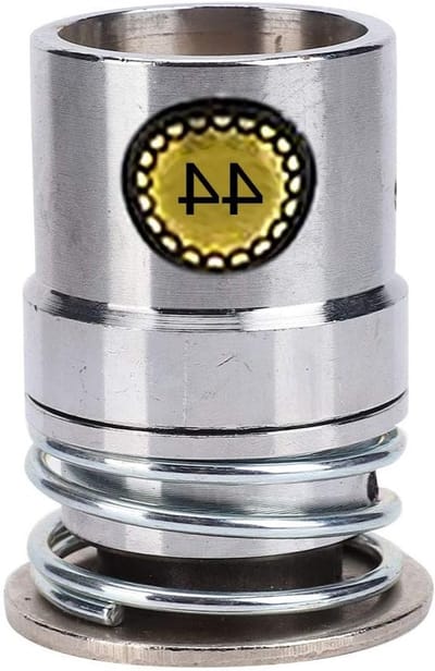 Ronde Broodvorm en Knop Persmachine van RVS, Handpers Tool voor DIY Projecten en Bakken (44 Liter)