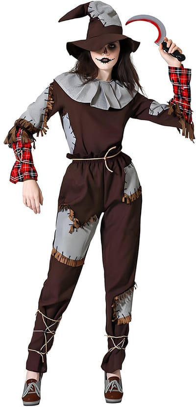 ATOSA - Vogelverschrikkerkostuum voor dames - XS / S (34 tot 36)