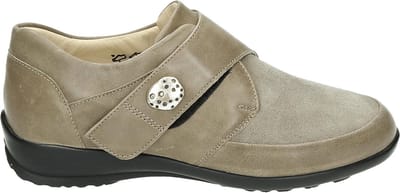 Actiflex - 89095 - Dames veterschoenen - Kleur: Wit/beige - Maat: 37.5