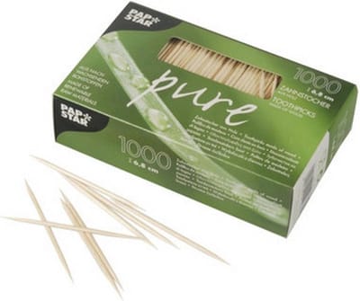 Houten Tandenstokers 68 mm - 1000 Stuks