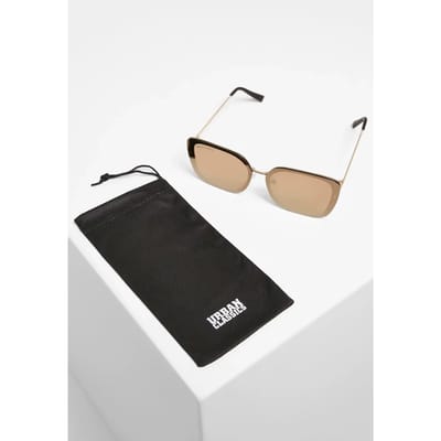 Urban Classics - Sunglasses December UC gold one size Zonnebril - Goudkleurig