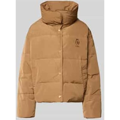 Regular fit donsjack met labelstitching