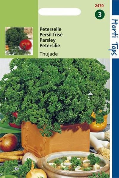 Hortitops Zaden - Peterselie Thujade Orig. Donkergroene