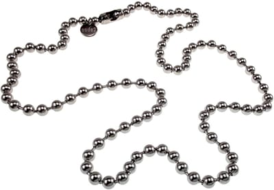 60cm x 4,5 mm Ketting met bolletjes, Ball Chain, Kralensketting, Gepolijst RVS - Unisex