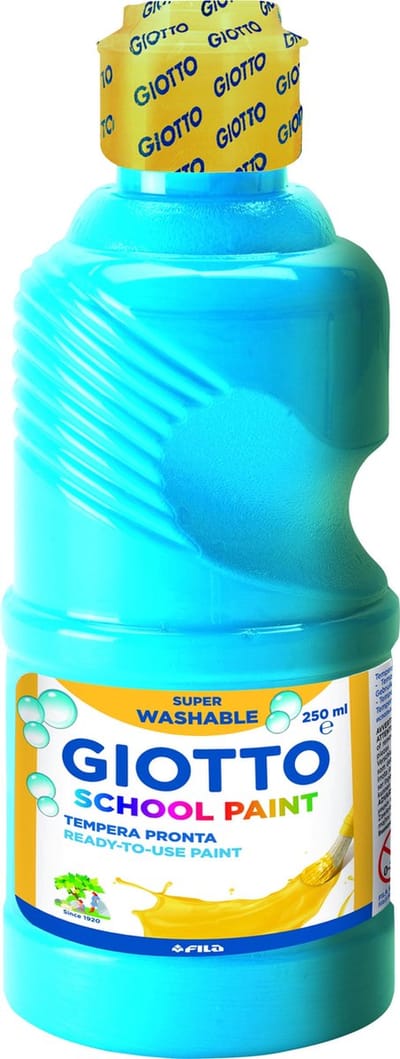 Giotto Plakkaatverf School Paint Junior 250 Ml Blauw