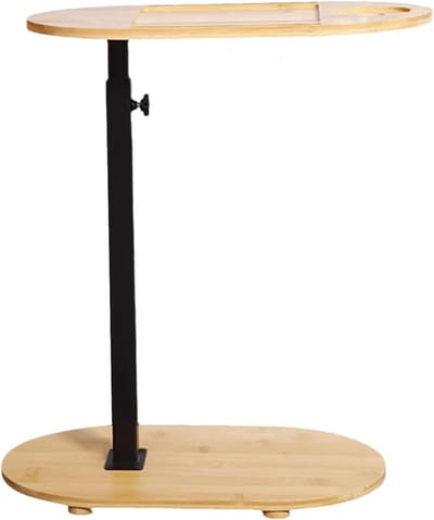 Badkuip Lade - Hot Tub Tafel - Ontspanning en Gemak - In Hoogte Verstelbaar - 5x30x5 cm - Ruw Hout