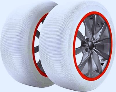 Thuys – Sneeuwkettingen Maat 6 – Textiel – Hoogwaardige Kwaliteit – Gemaakt In Frankrijk (Paar)