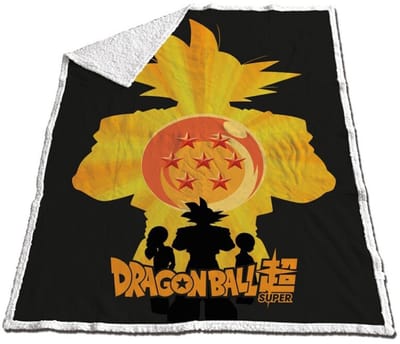 Dragon Ball Z Fleeceplaid, Red Ribbon - 130 x 170 cm - Sherpa Fleece