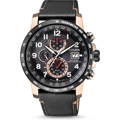 Citizen Eco-Drive Sport AT8126-02E radio chronograaf 43mm 20ATM