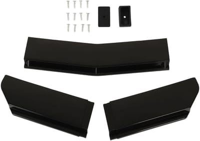 Dailygoods- Voorbumper Diffuser Duurzaam - 5 Stuks - Antibotsingsprestaties - Verstelbaar - Body Kit - Eenvoudig te Installeren - Bumperspoiler