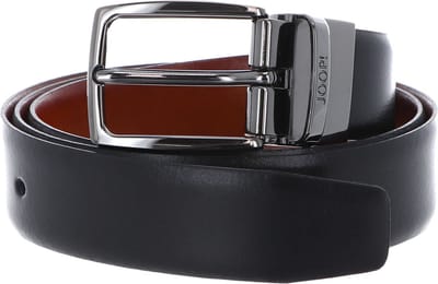 JOOP! Leren Riem Coll. Belt Reversible 3,0 CM W80 Black-Cognac Zwart Bruine