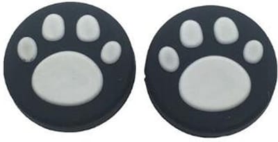 KELERINO. Thumb Grip geschikt voor Nintendo Switch - 2 stuks - Cat - Wit