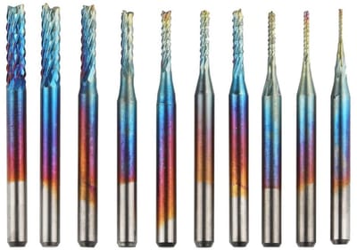 Store_8 Router Bits - Houtbewerking - Blauw Coating - Titanium Carbide - Precisie Snijgereedschap - Geschikt voor Hout en Plastics