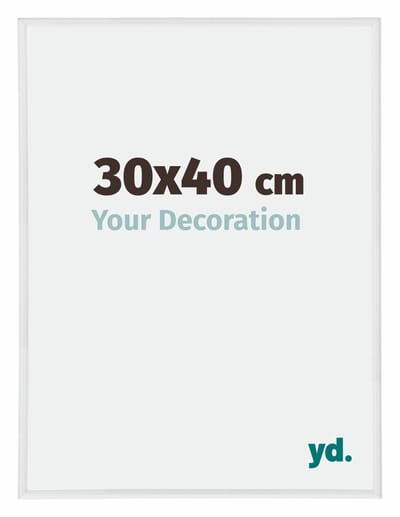 Your Decoration - Puzzellijst 30x40 cm - Wit Hoogglans - Puzzellijst 500-1000 stukjes - Kunststof Fotolijst - Annecy