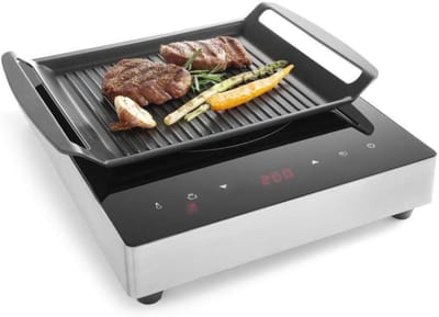 DailySupplies® Grillplaat Inductie - Bakplaat - Gietijzer - Zwart