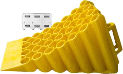 Generisch Wielstopper-onderlegwiggen, onderlegkegen voor | anti-slip bandenwig-autostopper beveiligd | wielwigstopper voor vrachtwagens, SUV's, auto's, caravans, motor