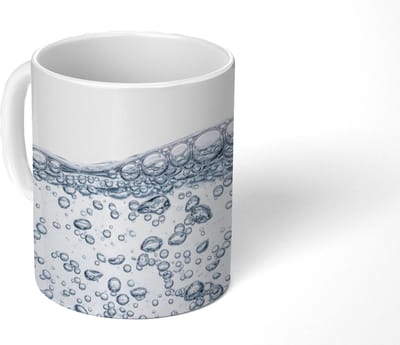 Mok - Koffiemok - Luchtbellen - Water - Dynamisch - Mokken - 350 ML - Beker - Koffiemokken - Theemok