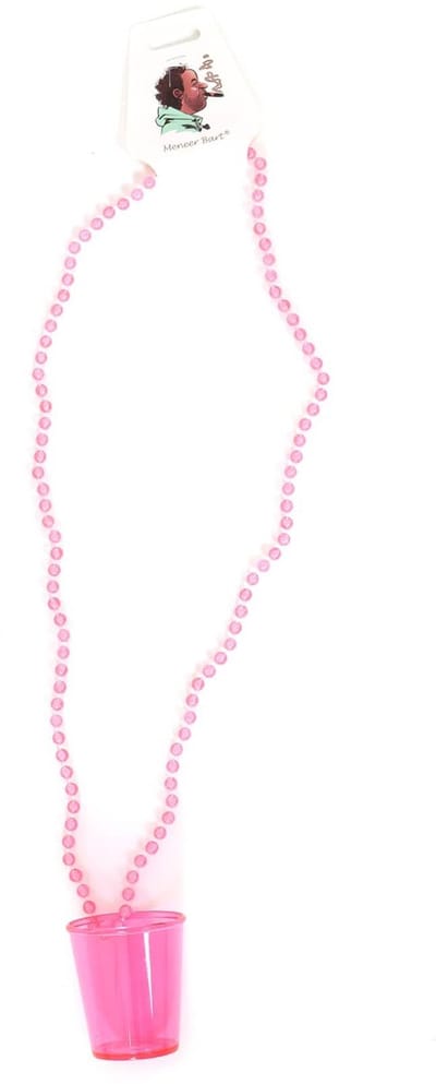 Ketting met shotglass pink - Roze