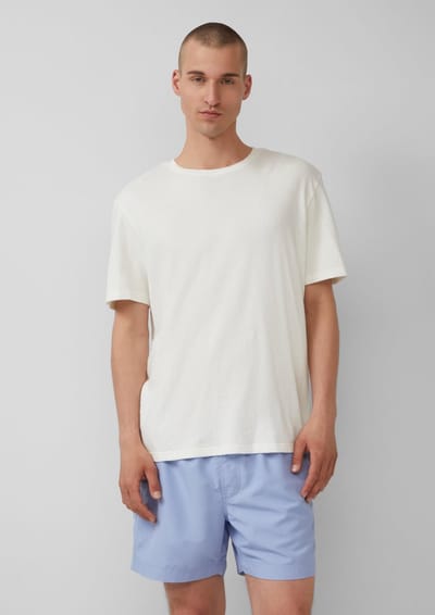 Short met elastische taille en praktische zakken QS