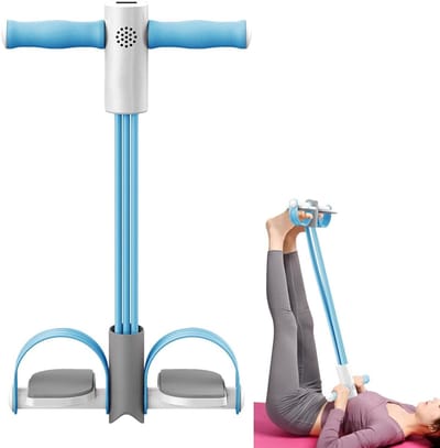 Buikspier Trainer - Fitness Expander - Thuis Sporten - Intelligente Teller - 27x50cm - Paars