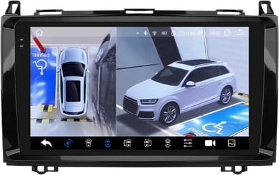 Autoradio met bluetooth - Carplay - Voor Mercedes-Benz B200 / Sprinter W906 / Viano / Vito W639 - Geschikt voor Apple en Android - Stereo - Navigatie - Navigatiesysteem auto - Camera 0 8GB 128GB