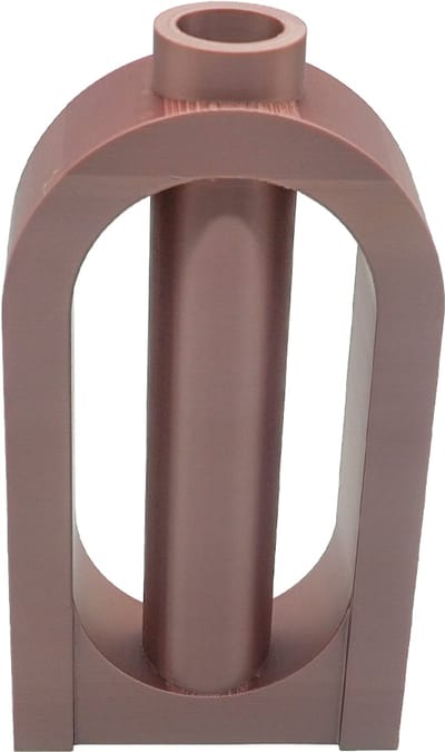 Amora organische vaas – Decoratieve vaas - Rose Gold - 3d geprinte vaas – geschikt voor droogbloemen - 20CM