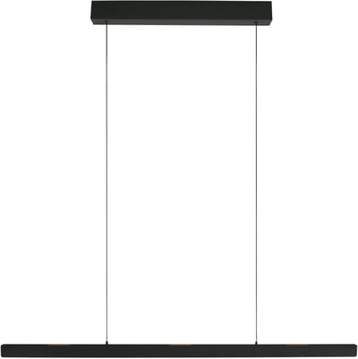 Hanglamp - zwart - Fluxy - elektronica kunststof metaal - design lamp - LED - 4190ZW - Steinhauer Exclusive