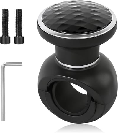 Steering Knob Spinner voor Tractors, Auto's en Vorkheftrucks - Universele Stuurhulp met Sleutel voor Gemakkelijk Besturen en Comfortabel Rijden