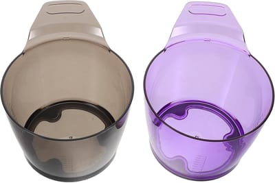Haarverf Mengkommen - Kleurkommen - Gelijkmatig Mengen - Transparant Ontwerp - 17.5 cm - Diverse Kleuren
