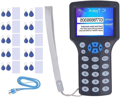 NFC Kaart Duplicator met 2.8 Inch HD Kleuren Scherm - Professionele Kaartlezer voor Geheugenkaarten en UID Sleutelhanger Accessoires