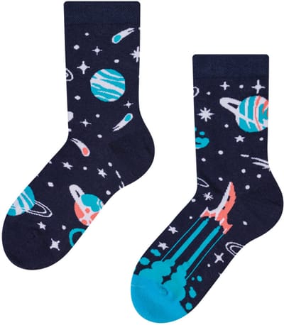 Dedoles Mismatched Kinderen Sokken - Planeten - Maat 27-30