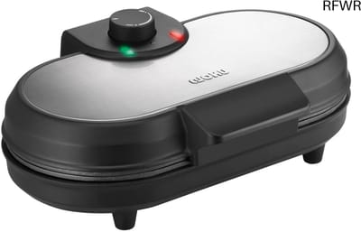 RFWR® Dubbele Pancake-Maker voor 2 Amerikaanse Pannenkoeken - Antiaanbaklaag, 1000 Watt
