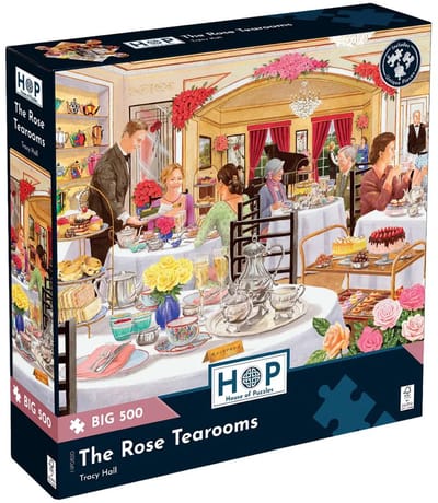 House of Puzzles legpuzzel The Rose Tearooms 500 XL stukjes rustiek.