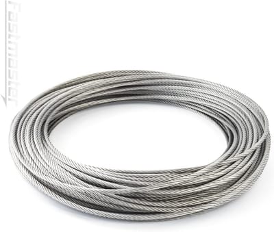 Roestvrijstalen Staalkabel 2mm 20m - Sterke Kabeldraad voor Relingen en Bevestiging
