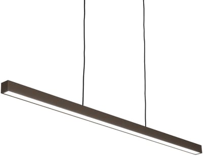 Lumidora Hanglamp 75312 - LEV - Ingebouwd LED - 12.0 Watt - 900 Lumen - 3000 Kelvin - Bruin - Metaal