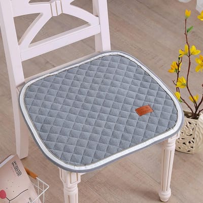 Coussin Fer à Cheval Coussin de Chaise en Forme de Fer à Cheval Coussin de Chaise de Salle à Manger Épaissi Coussin de Fesses pour Chaise en Cuir Quatre Saisons Super Doux Antidérapant One size