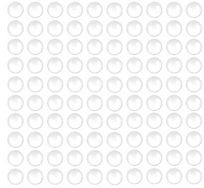 Dailygoods- Rubberen Doppen 100 Stuks - Zelfklevend - Elastische Buffers - Deurstopper - Wandrubberen Noppen - Schokbestendig - Transparant Ontwerp - Deurbuffer