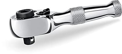 Mini 1/4 Inch Stubby Ratchet Wrench - 72 Teeth Reversible Design for Tight Spaces