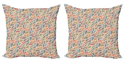 ABAKUHAUS Boho kussenhoes – Set van 2x40 cm – Dubbelzijdig bedrukt
